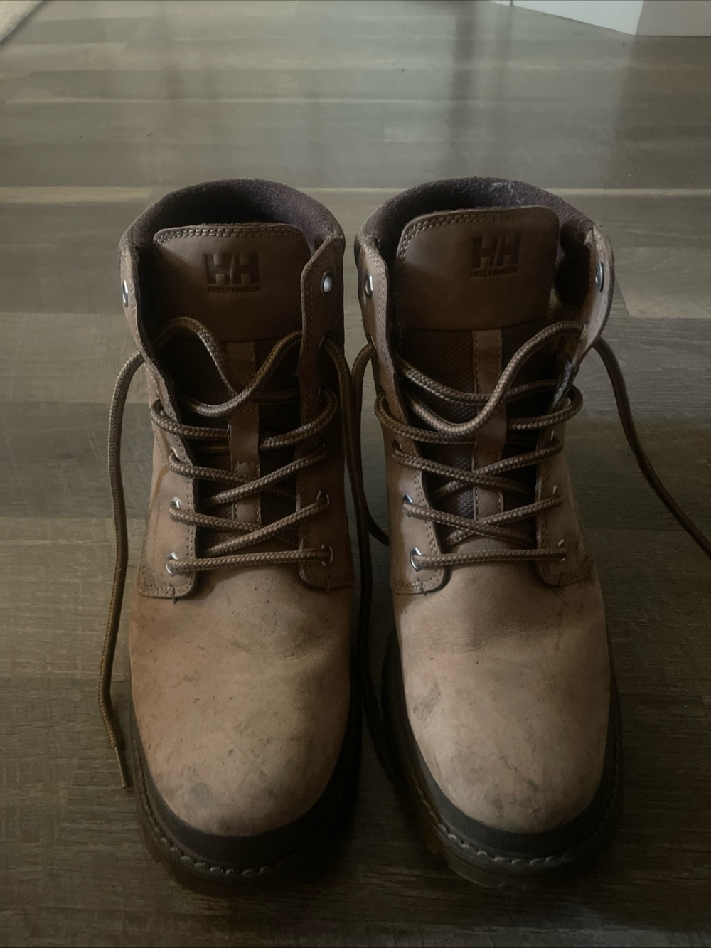 Helly Hansen Men's Tan/Brown Lace-Up Work Boots Size 9